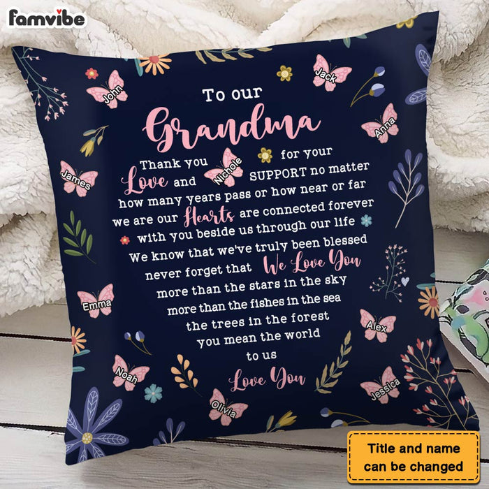 Personalized To My Grandma Never Forget That I Love You Pillow 30665 1
