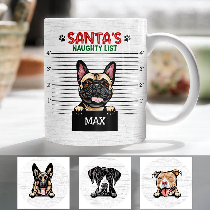 Personalized Santa Naughty List Christmas Mug OB144 85O53 1