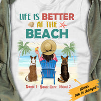 Personalized Dog Beach T Shirt JN221 26O34 thumb 1