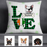 Personalized Irish Patrick Day Dog Love Pillow JR272 65O57 (Insert Included) thumb 1