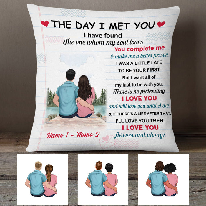Personalized Letter To My Lover Couple Pillow MR21 73O53 (Insert Included) 1