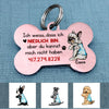 Personalized Dog Lost Hund German Bone Pet Tag AP124 87O58 1