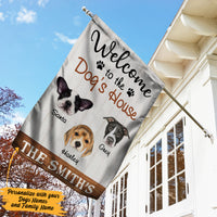 Personalized Dog Gardening Garden Flag JL61 67O57 thumb 1