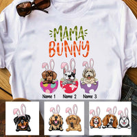 Personalized Easter Mom Bunny Dog T Shirt FB242 65O60 thumb 1