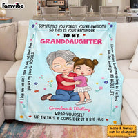 Personalized Gift For Granddaughter You Are My Sunshine Blanket 31221 thumb 1