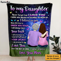 Personalized Gift For Daughter Never Forget I Love You Blanket 31297 thumb 1