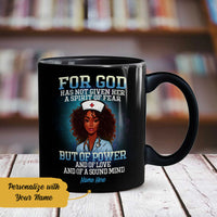 Personalized For God Nurse BWA Mug AG111 28O58 thumb 1