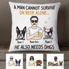 Personalized Dog Dad Pillow MY112 30O34 (Insert Included) 1