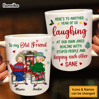 Personalized Gift For Old Friends Here's To Another Year Of Us Mug 30276 thumb 1