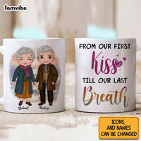 Personalized Couple From Our First Kiss Mug 31138 thumb 1