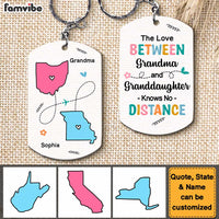 Personalized Gift For Long Distance Relationship Aluminum Keychain 22823 thumb 1