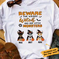 Personalized Halloween Dog Home of The Witch T Shirt JL242 67O57 thumb 1