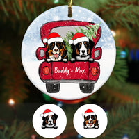 Personalized Bernese Mountain Dog Christmas Ornament SB301 81O34 thumb 1