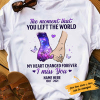 Personalized My Heart Changed Forever Memorial T Shirt MR311 73O53 thumb 1
