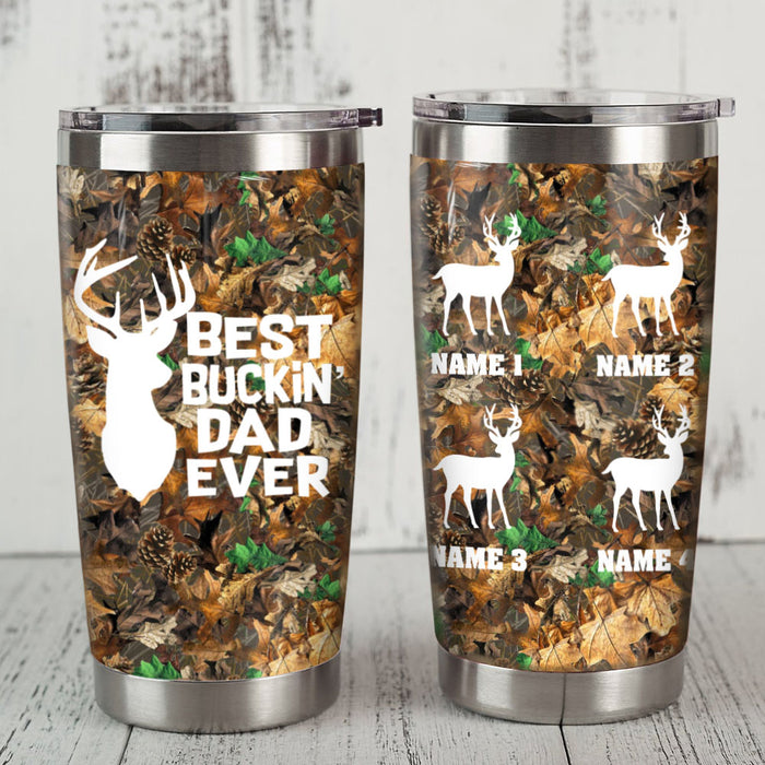 Personalized Dad Grandpa Hunting Steel Tumbler MR262 81O58 1
