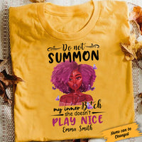 Personalized Don't Summon T Shirt JL253 65O34 thumb 1