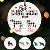 Personalized Best Dog Mom Ever  Ornament OB141 95O36 1