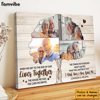 Personalized Anniversary Gift For Couple Upload Photo Canvas 30353 thumb 1
