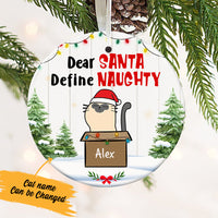 Personalized Define Naughty Cat  Ornament OB291 29O57 thumb 1