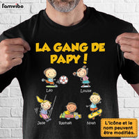 Personalized Gift For Grandpa French Papa Grand-père Shirt - Hoodie - Sweatshirt 31066 thumb 1