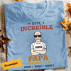 Personalized Grandpa Spanish Increíble Papá Abuelo T Shirt AP271 95O58 1
