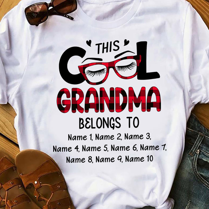 Personalized Cool Grandma Mom T Shirt MR245 26O36 1