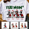 Personalized Dog Mom Christmas T Shirt OB192 30O47 1