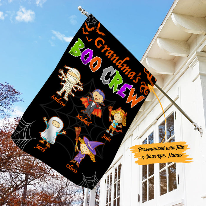 Personalized Grandma Halloween Garden Flag JL161 67O53 1