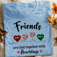 Personalized Sister Mom Grandma Friends Heartstrings T Shirt MR315 95O57 thumb 1