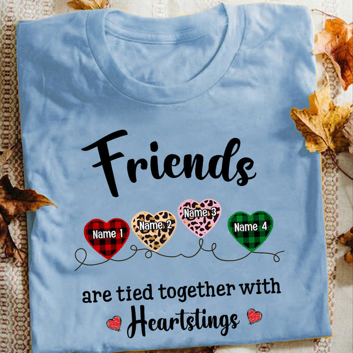 Personalized Sister Mom Grandma Friends Heartstrings T Shirt MR315 95O57 1