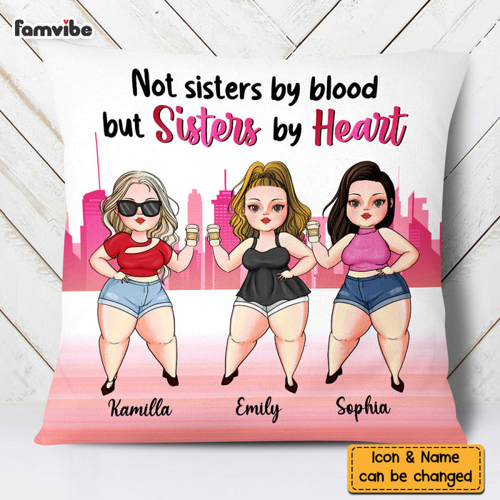 Personalized Friends Life With Sisters Pillow 22693 1