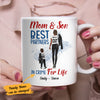 Personalized BWA Mom And Son Best Partner In Crime Black Mug AG102 73O58 1