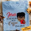 Personalized Jesus Melanin Women White T Shirt JN213 65O57 1