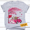 Personalized Valentine Truck Dog T Shirt DB91 30O58 1