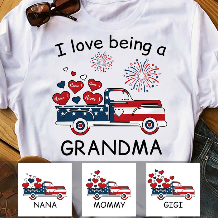 Personalized Mom Grandma T Shirt MY101 26O53 1