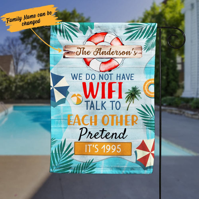 Personalized Pool Garden Flag JN223 87O34 1