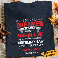 Personalized Son-in-law Mother-in-law T Shirt NB253 81O34 thumb 1