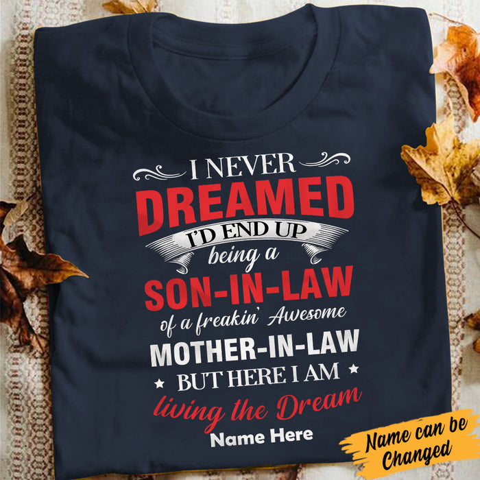 Personalized Son-in-law Mother-in-law T Shirt NB253 81O34 1