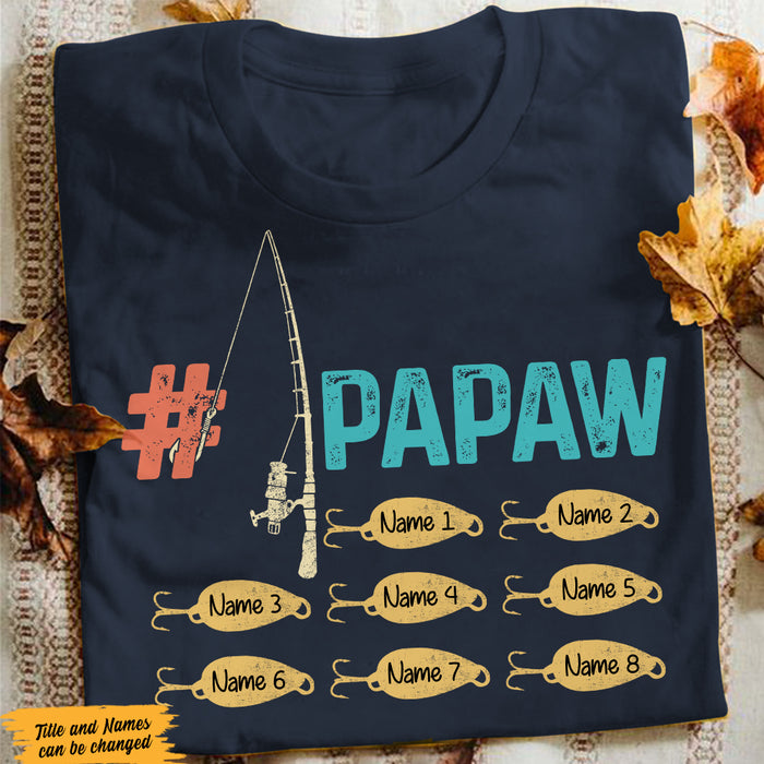 Personalized Fishing Dad T Shirt AP201 26O47 1