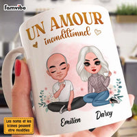 Personalized French Couples Gift Un Amour Inconditionnel Mug 30828 thumb 1