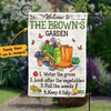 Personalized Garden Rules Gardening Flag AG201 95O58 1