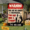 Personalized You Are No Longer Trespassing Halloween Flag AG191 73O36 1