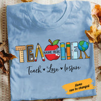 Personalized Teacher T Shirt MY315 30O58 thumb 1