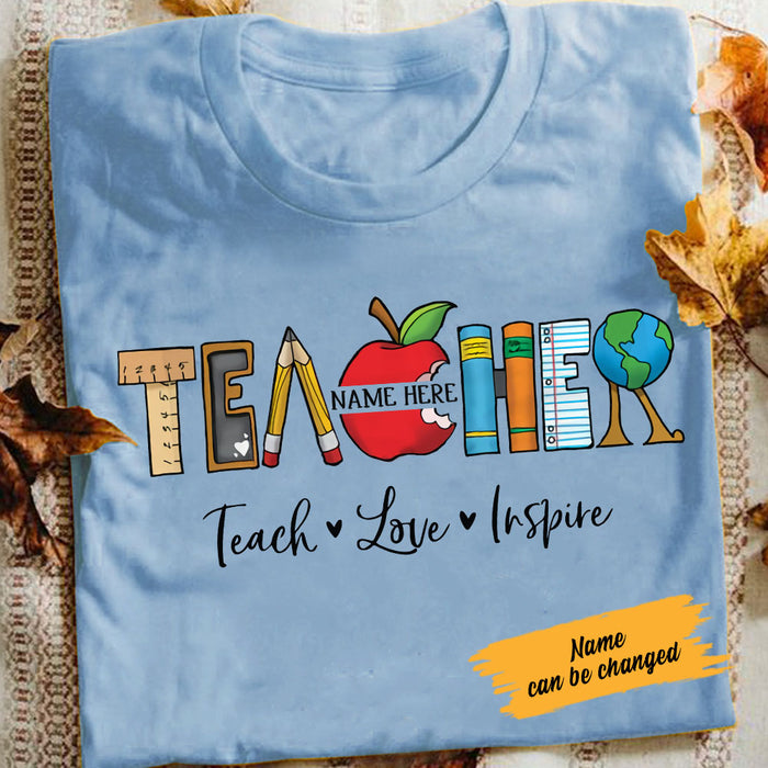 Personalized Teacher T Shirt MY315 30O58 1