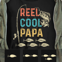 Personalized Dad Fishing T Shirt FB222 81O34 thumb 1