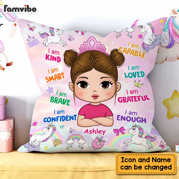 Personalized Gift For Granddaughter I Am Kind Pillow 32028 1