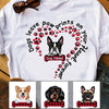 Personalized Dog Leaves Paw Prints T Shirt MR151 95O36 1