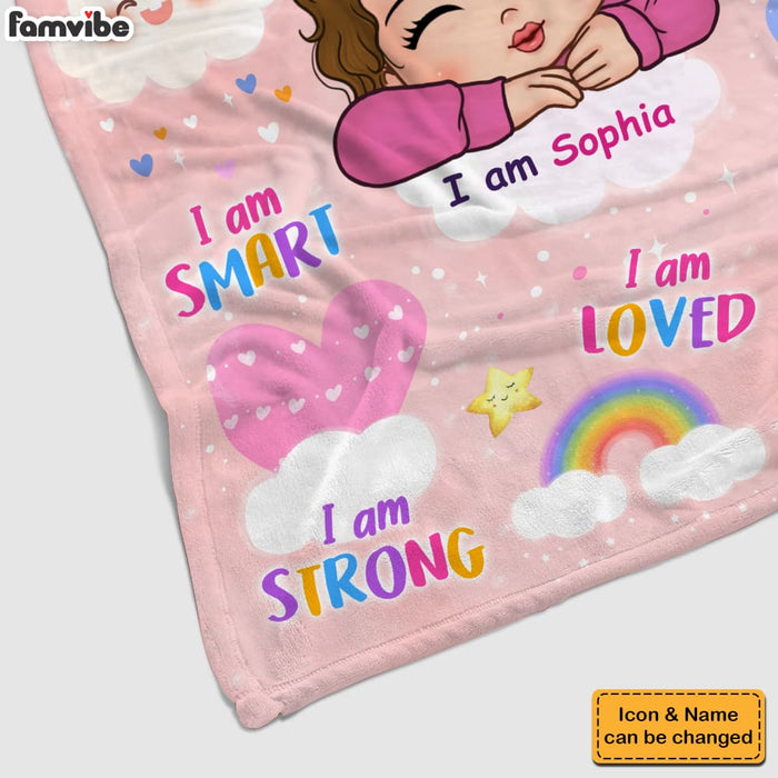 Personalized Gift For Granddaughter Affirmation Blanket 31342 1