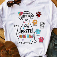 Personalized German Mama Oma Hunde Dog Mom Grandma T Shirt AP161 65O36 thumb 1