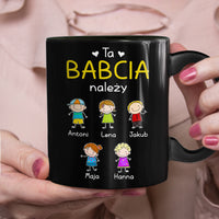 Personalized Grandma Grandpa Belongs Polish Babcia Dziadek Mug AP85 81O34 thumb 1